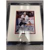 Image 1 : Chicago Blackhawks HOA Michel Goulet Autographed Photo with COA Picture 10 x 12 Frame 16 x 18