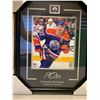 Image 2 : Edmonton Oilers Connor McDavid NHL Licensed Computer Etched signature Picture 8 x 10 Frame 16 x 20