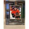 Image 2 : Calgary Flames Johnny Gaudreau NHL Licensed Computer Etched Signature Picture 8 x 10 Frame 18 x 22