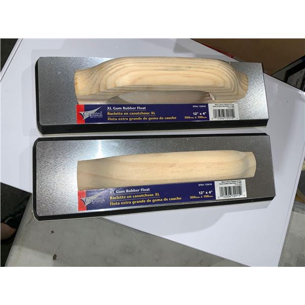 Capital XL Gum Rubber Float 12"x4" Lot of 2