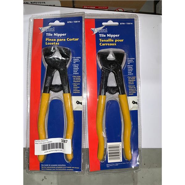 Capital Tile Nipper Lot of 2