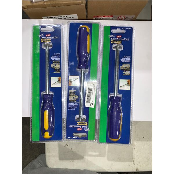 Capital Pro Grout Removal Tool Lot of 3