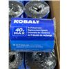 Image 2 : Kobalt 40V Max 3ct Duel Line Replacement Spool 19' Total Line LOT of 10