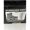 Image 2 : Icon Stormhawk Motorcycle Boot Waterproof Men's size 10.5 Grey