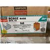 Image 2 : Simpson Strong Tie BC60Z Base 6x6  QTY 10
