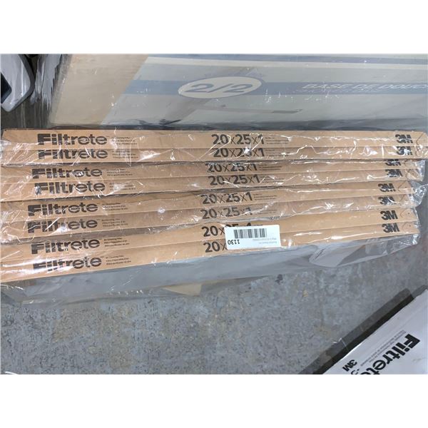 Filtrete Basic Pleated 20x25x1 Air Cleaning Filters 2 Pack LOT of 4