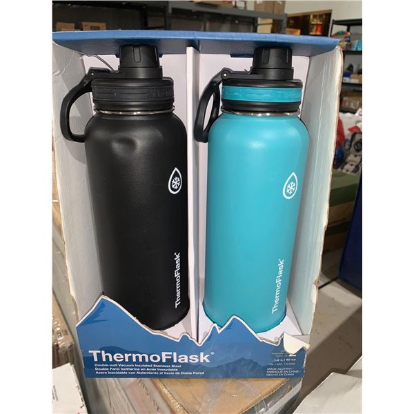 Thermo Flask Insulated Stainless Steel 2 x 1.2L