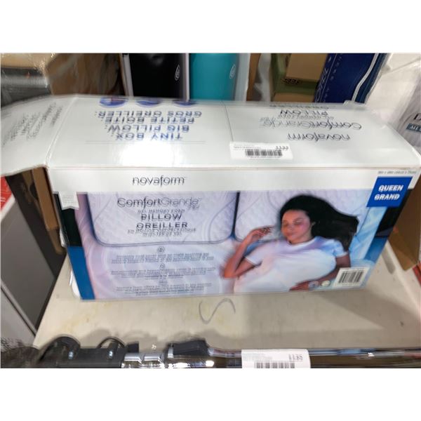 NovaForm Comfort Grande Plus Gel Memory Foam Pillow Queen