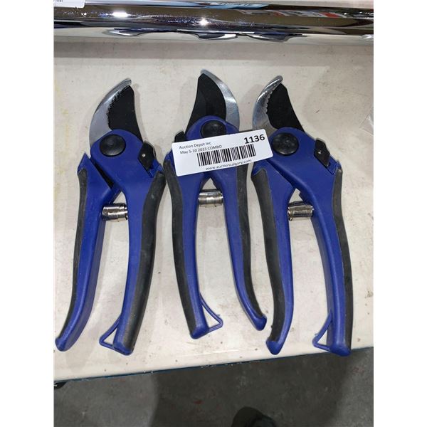 Gardening Pruning Sheers Lot of 3