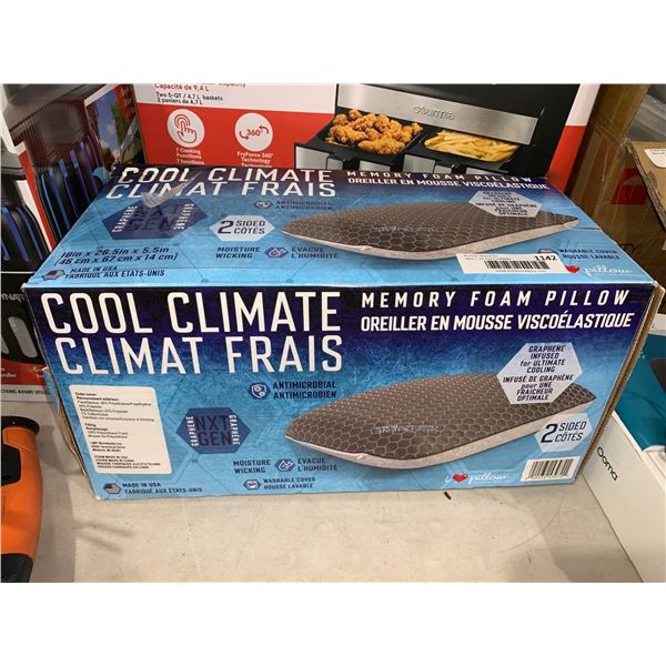 Cool Climate Memory Foam Pillow