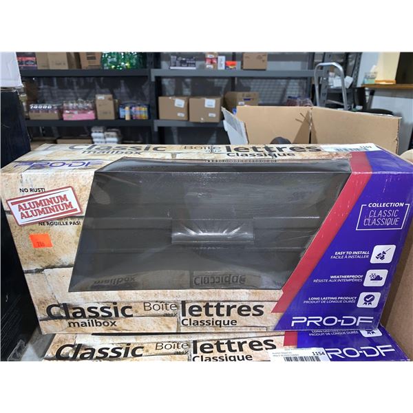 Classic Mailbox Aluminum 16"x13 3/8"x4 3/8"