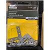 Image 2 : Onward Flat Corner Iron 4pcs Galvanized 1 1/2" x 3/8" Lot of 5