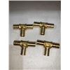 Image 7 : Lot of Bathroom Brass Pipe Fittings