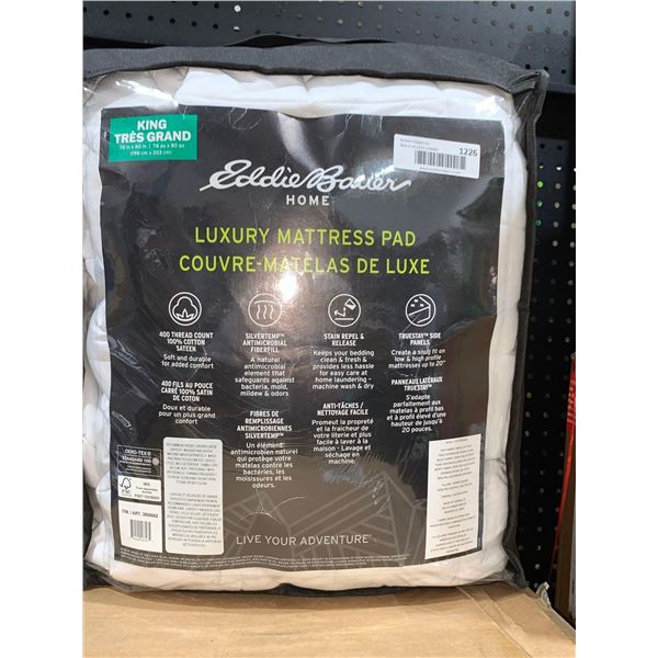 Eddie Bauer Home Luxury Mattress Pad King Size