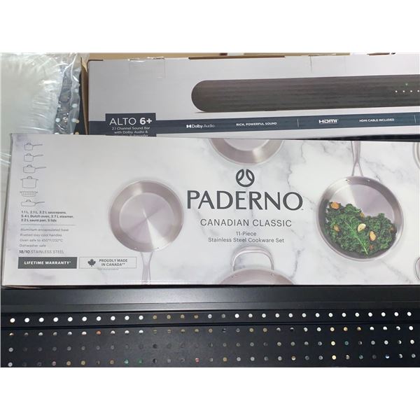 Paderno Canadian Classic 11pc Stainless Steel Cookware Set
