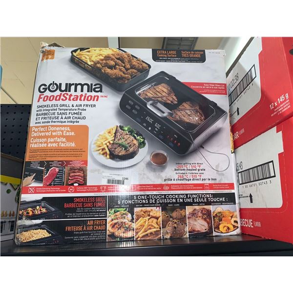 Gourmia Food Station Smokeless Grill & Air Fryer