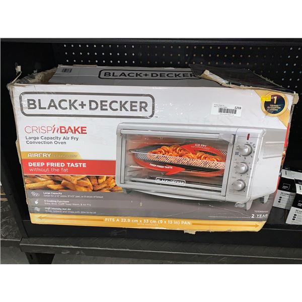 Black & Decker Crisp 'n Bake Large Capacity Air Fry Convection Oven