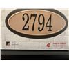 Image 3 : Pro-DF Classic Address Plaque Mocha / Sand 4" Numbers Included