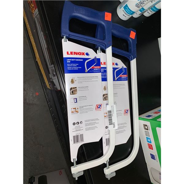 Lenox Light Duty Hacksaw 1212 Lot of 2