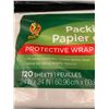 Image 3 : Duck Packing Paper Protective Wrap 120 Sheets 24"x24"
