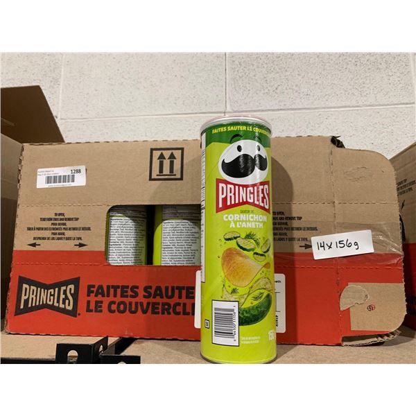 Pringles Dill Pickle Potato Chips 14x156g