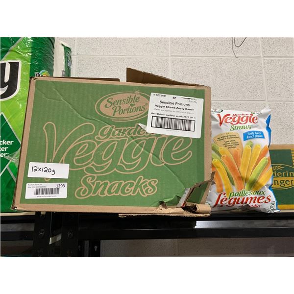 Garden Veggie Straws 12 x 142g