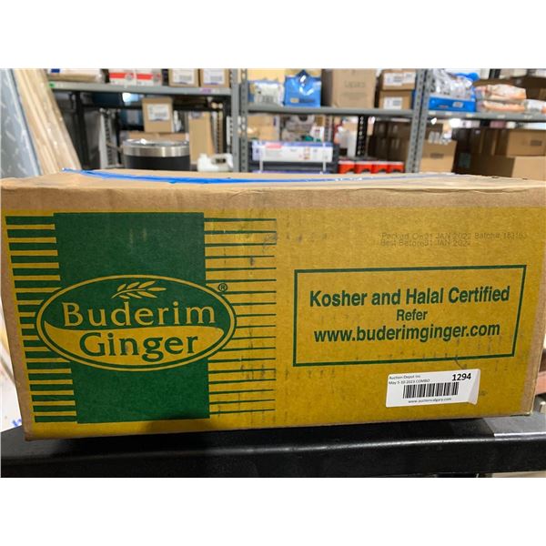 Buderim Cane Sugar Infused Crystallized Ginger 11.5Kg