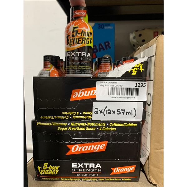 5-Hour Energy Extra Strength Orange Flavor 2x(12x57ml)