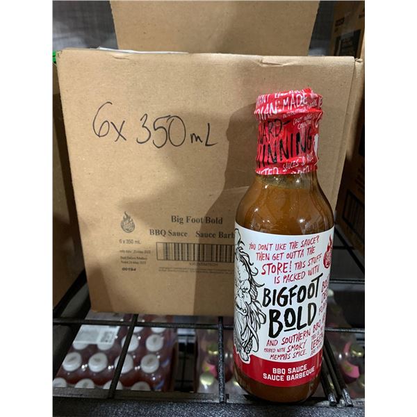 Bigfoot Bold BBQ Sauce 6x350ml