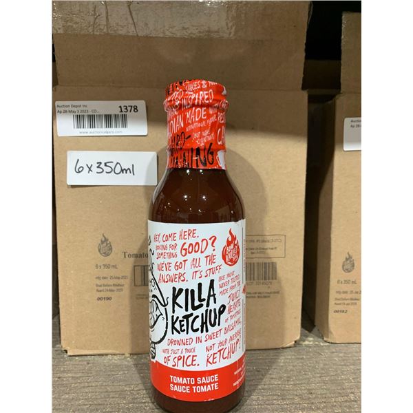 Killa Ketchup Sauce 6x350ml