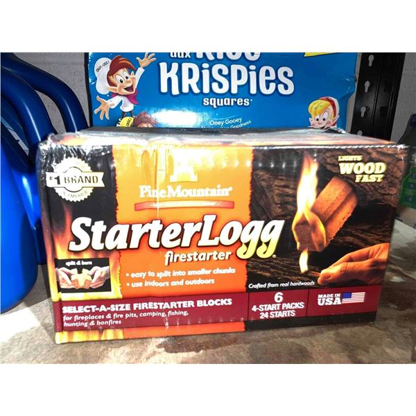 Pine mountain Starter Log Fire Starter 6- 4-Start Packs