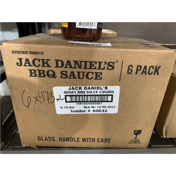 Jack Daniels Honey BBQ Sauce 6 x 473ml