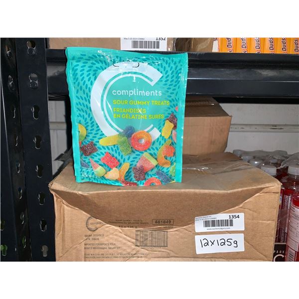 Compliments Sour Gummy Treats 12x125g