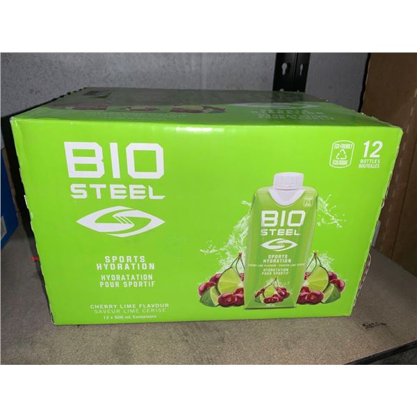 Bio Steel Sports Hydration - Cherry Lime Flavor 12x500ml