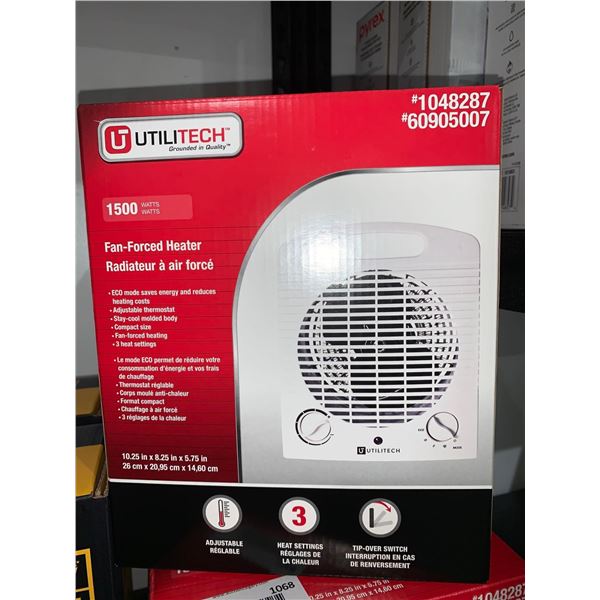 Utilitech Fan Forced Heater 1500W