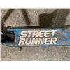 Image 2 : Street Runner Folding Kick Scooter with LED Wheels - Blue