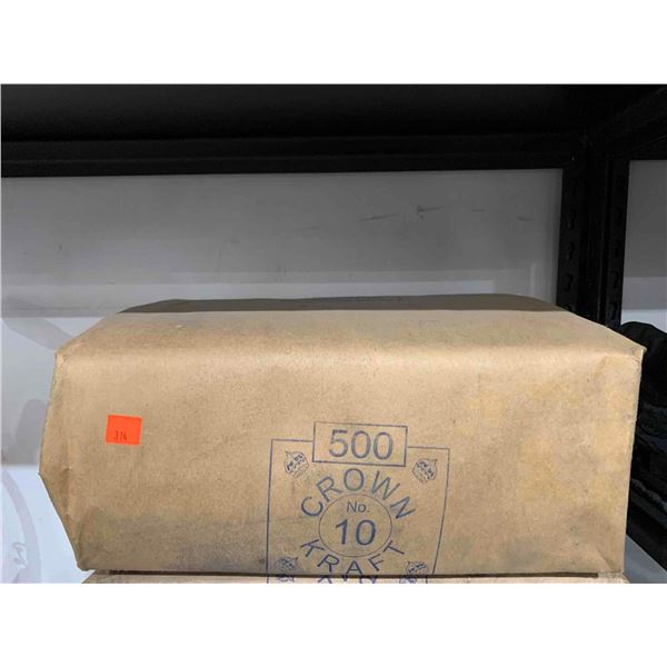 Crown Craft "Lunch Size" Brown Paper Bags 500 Count