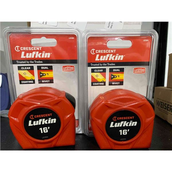 Lufkin 16' Tape Measure - Lot of 2