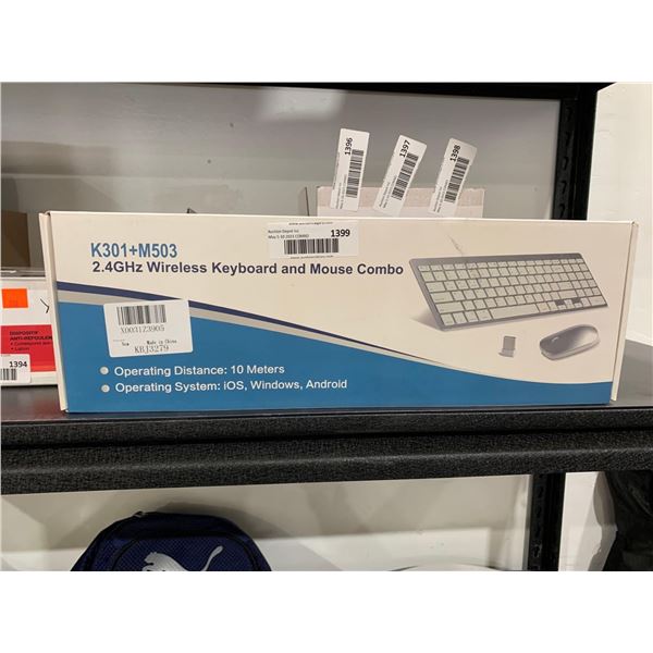 K301+503 2.4 GHz Wireless Keyboard and Mouse Combo