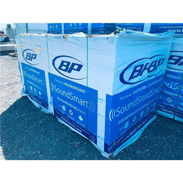 BP SoundSmart Soundproofing panel 48"x97" x 5/8" - PALLET LOT OF 78 PCS