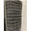 Image 4 : Hampton Bay Indoor Outdoor Area Rug 6x9' - Charcoal with White Stripes
