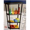 Image 3 : Organize-It Resin Shelving System 4 Levels 12.25"x24.25"x25"h