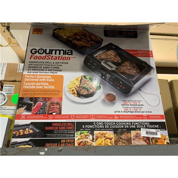 Gourmia Food Station Smokeless Grill & Air Fryer