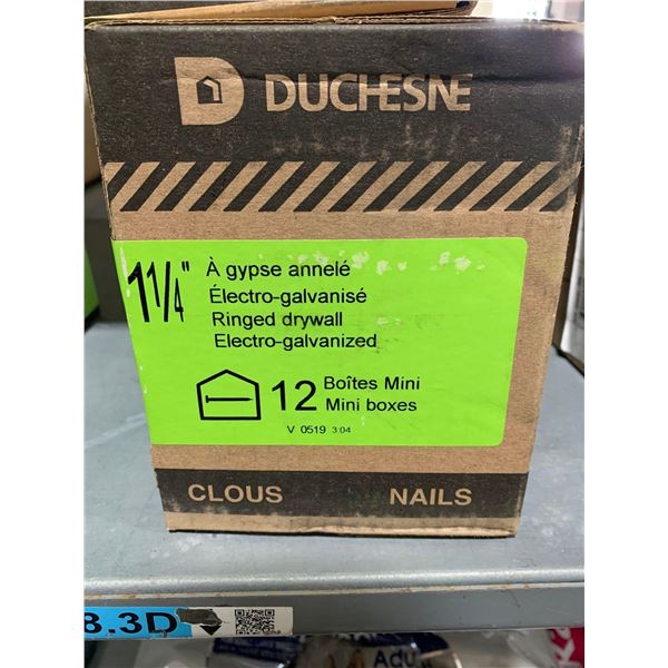 Duchesne 1-1/4 Ringed Drywall  Nails 12xx60 Count