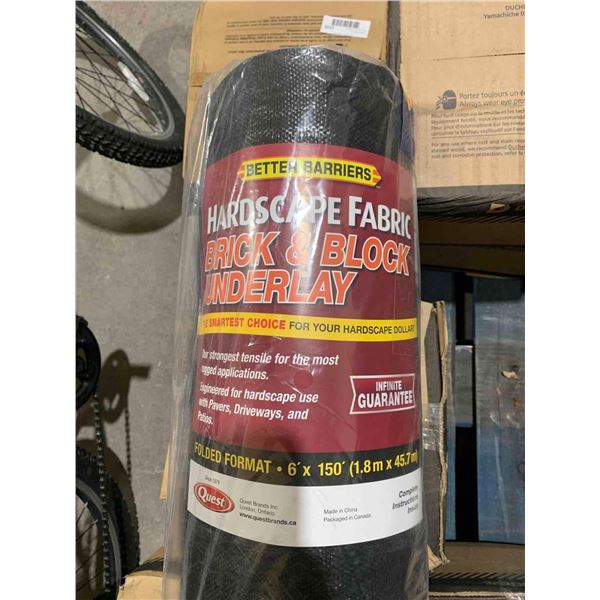 Better Barriers Hardscape Fabric brick & Block Underlay 6'x150'