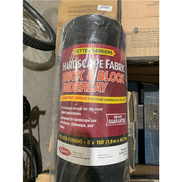 Better Barriers Hardscape Fabric brick & Block Underlay 6'x150'