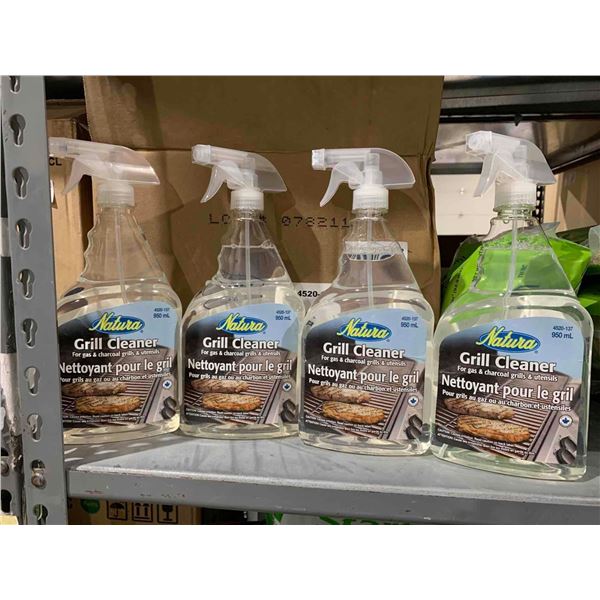 Natura Grill Cleaner for Gas & Charcoal Grills 4x 950ml