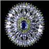 Image 2 : Natural Tanzanite Chrome Diopside Kyanite  Stunning Ring