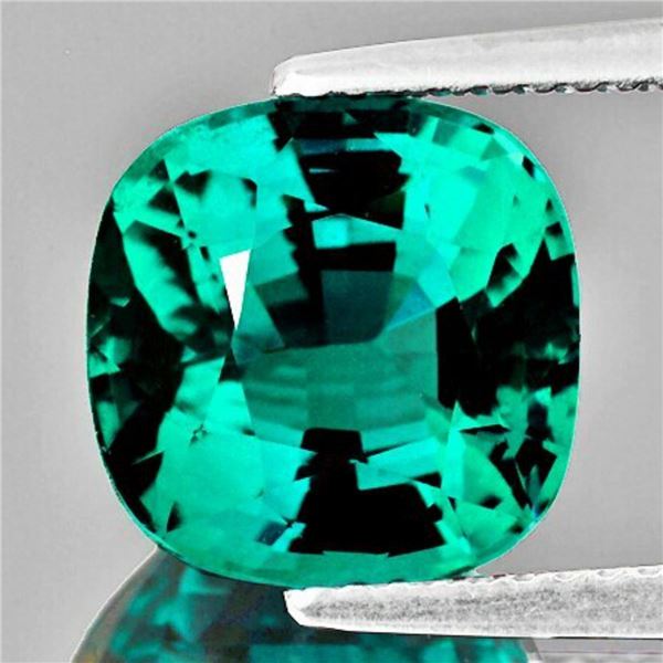 Natural Green Blue Apatite 6.50 MM{Flawless-VVS}