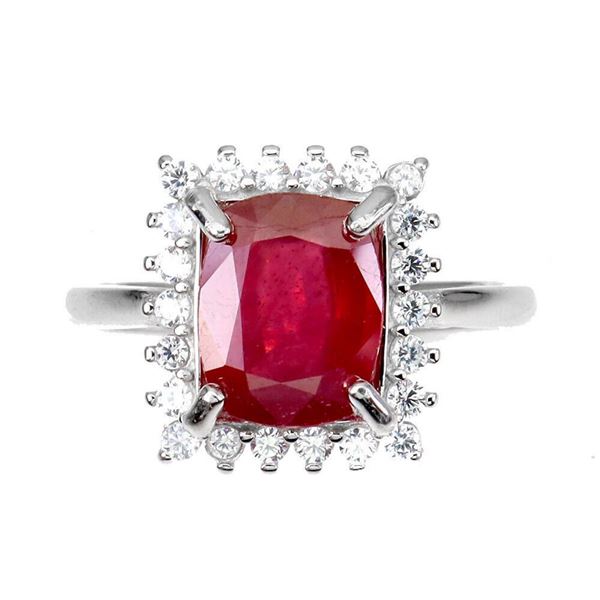 Natural Pigeon Blood Red Ruby Ring